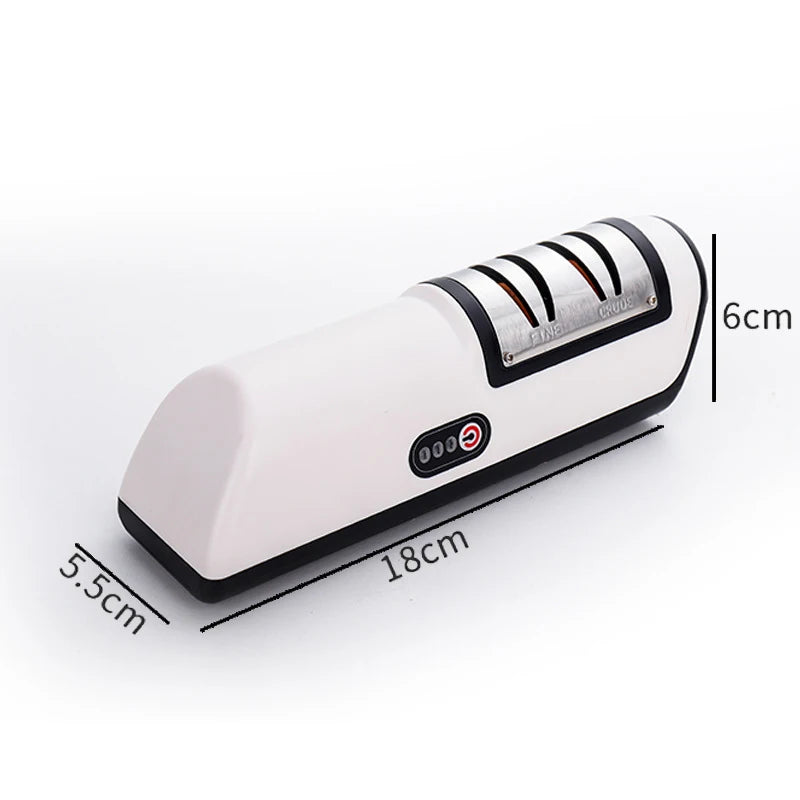 Afiador de Facas Elétrico USB Recarregável - Automático e Ajustável