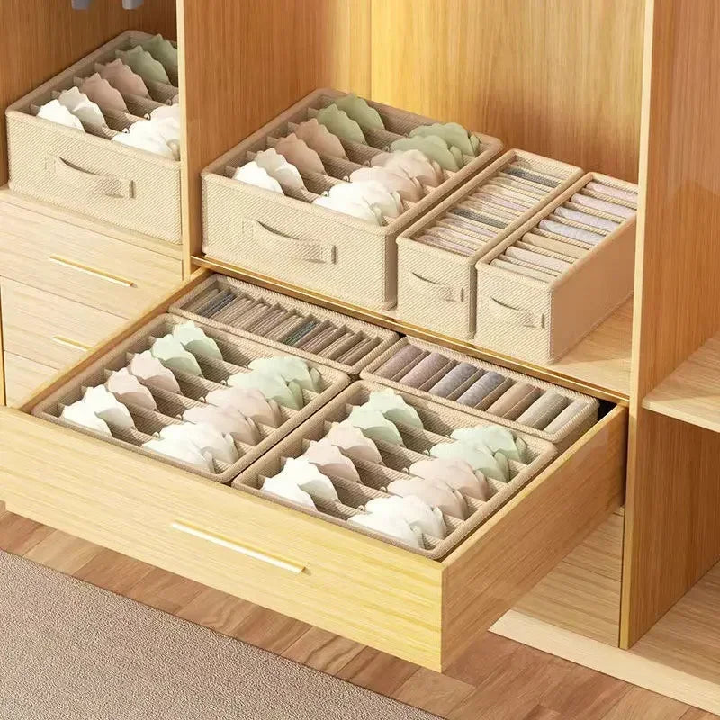 Organizador de Gavetas Crystal: Clareza e Ordem para Seu Closet