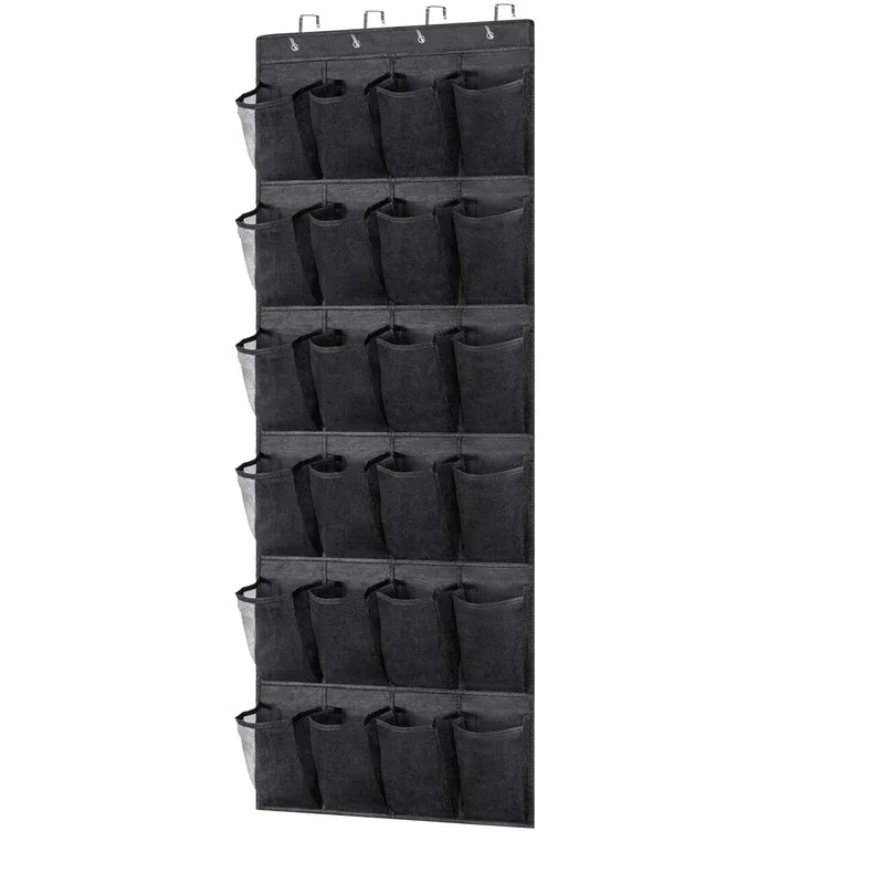 Sapateira Vertical Vision: 24 Bolsos Para o Fim da Bagunça