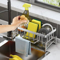 Organizador de Pia Telescópico InoxClean - Bancada Seca e Organizada