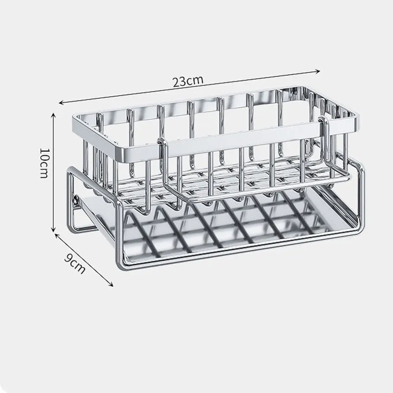 Organizador de Pia Telescópico InoxClean - Bancada Seca e Organizada