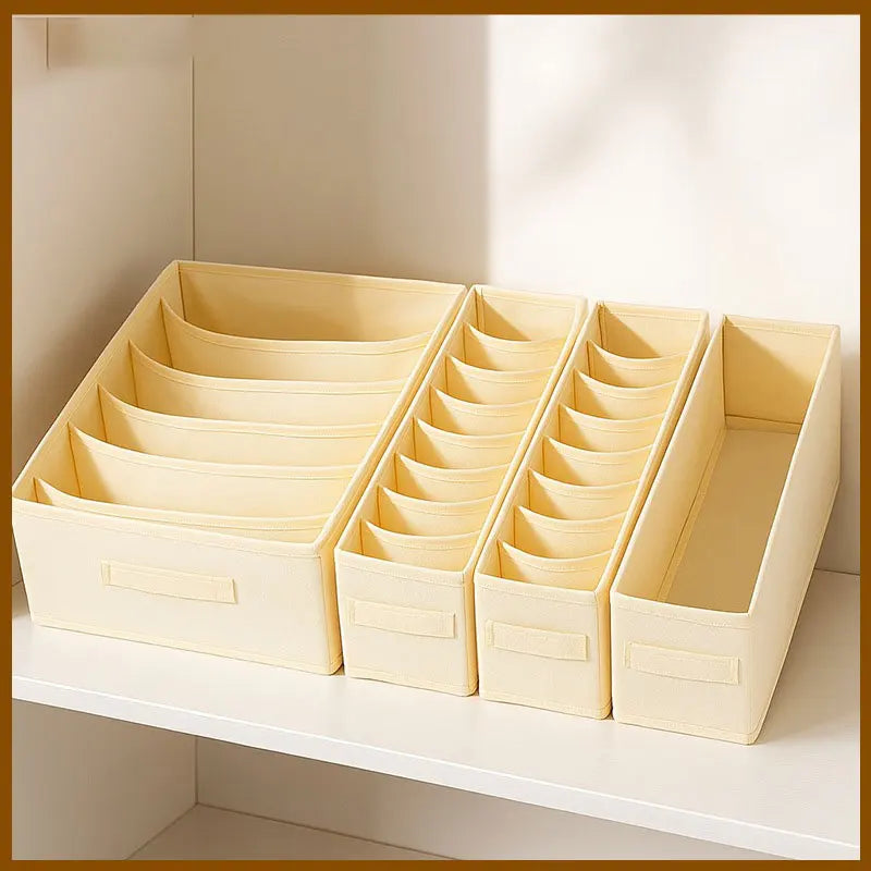 Organizador de Gavetas Crystal: Clareza e Ordem para Seu Closet