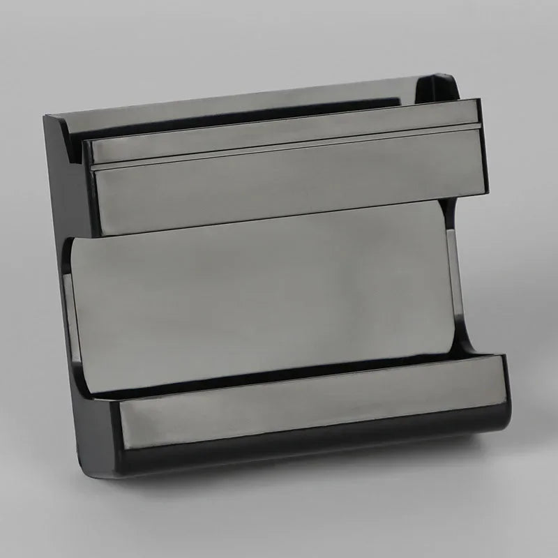Suporte de Parede Elegance: Organize Controles e Celulares Sem Furos