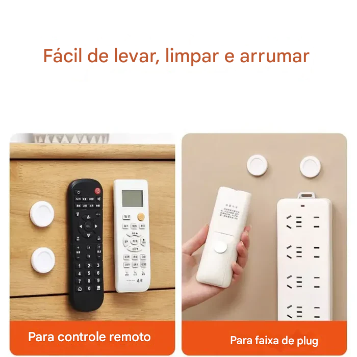 Suporte Magnético Universal SmartFix - Organize Controles e Chaves