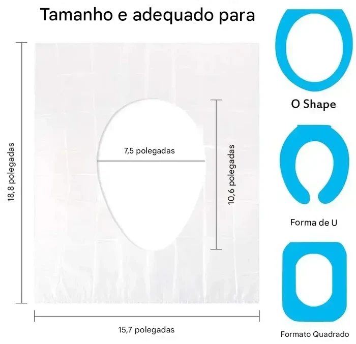 Protetor Descartável SafeSeat: Higiene e Paz de Espírito Onde Você Estiver