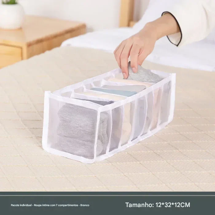 Kit Organizador Stillo com Tampa: A Evolução da Ordem no seu Closet